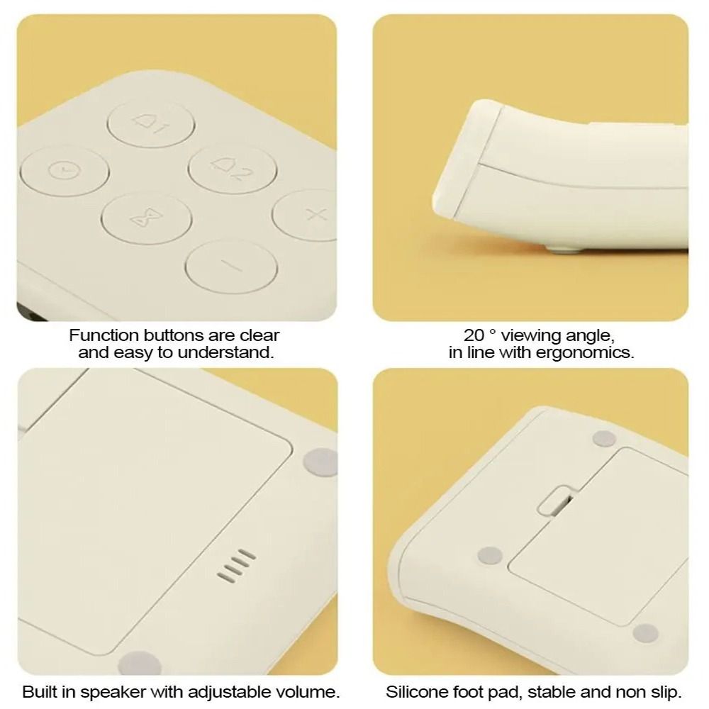 Modern Electronics Gadgets - Sveglia Creativa Compatta a Batteria, Sveglia
