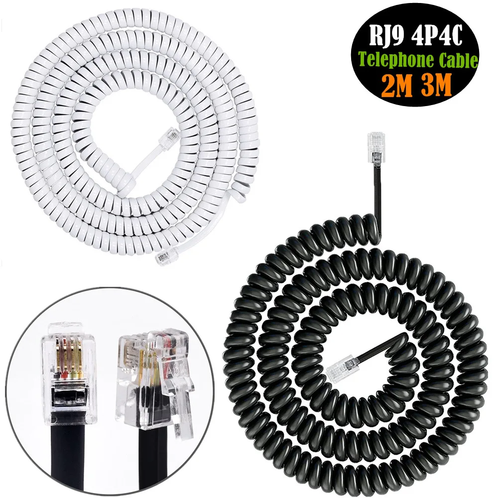 Electronics Gadgets Wholesale - RJ9 4P4C Accessorio telefonico Cavo telefonico
