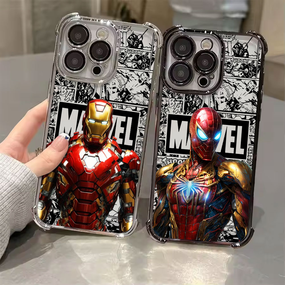 Xiaomi Poco X6 - Custodia per telefono Marvel Spiderman Ironman
