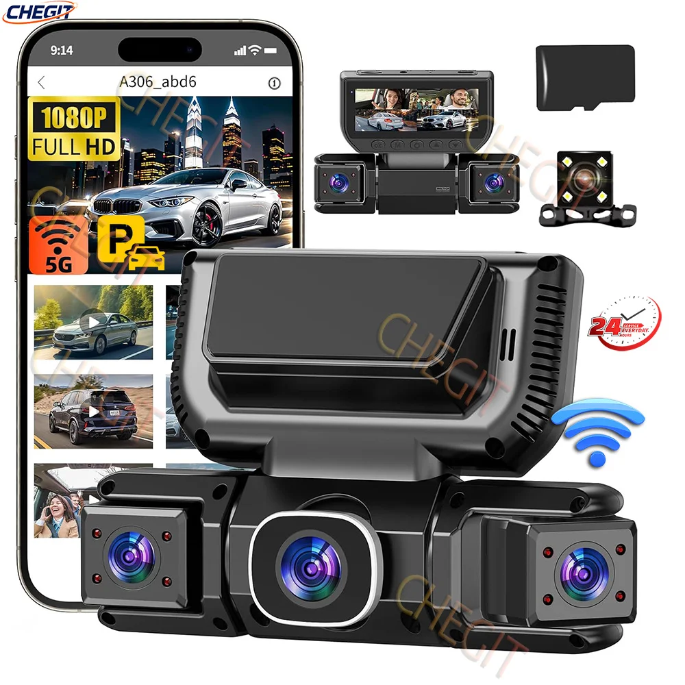 Panoramic Dash Cam 360 - Telecamera a 360 Gradi con 4
