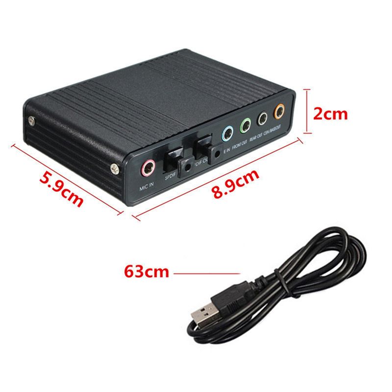 Scheda Audio Ottica USB AA19 6 - Usb Sound Card External recensione e prezzo