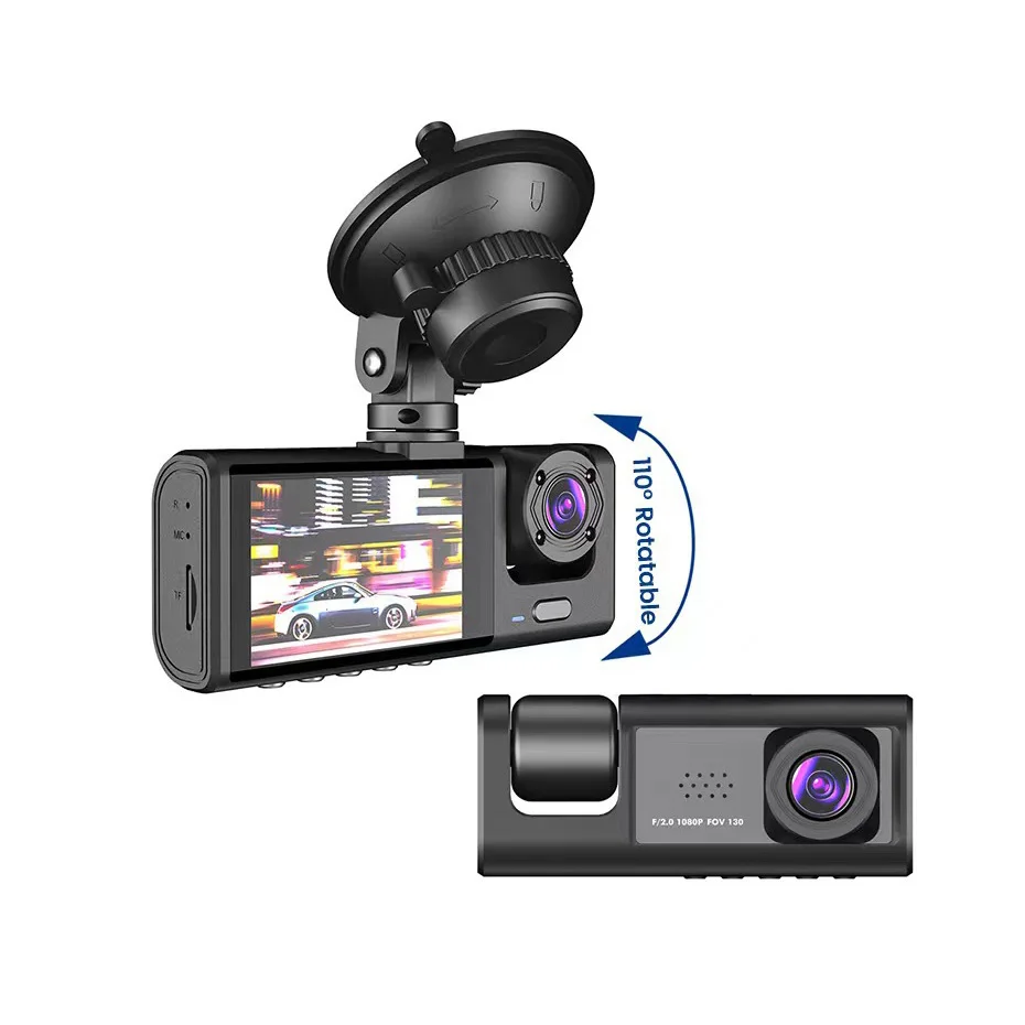 DVR per auto da 2.0 pollici Da - Panoramic Dash Cam 360 recensione e prezzo