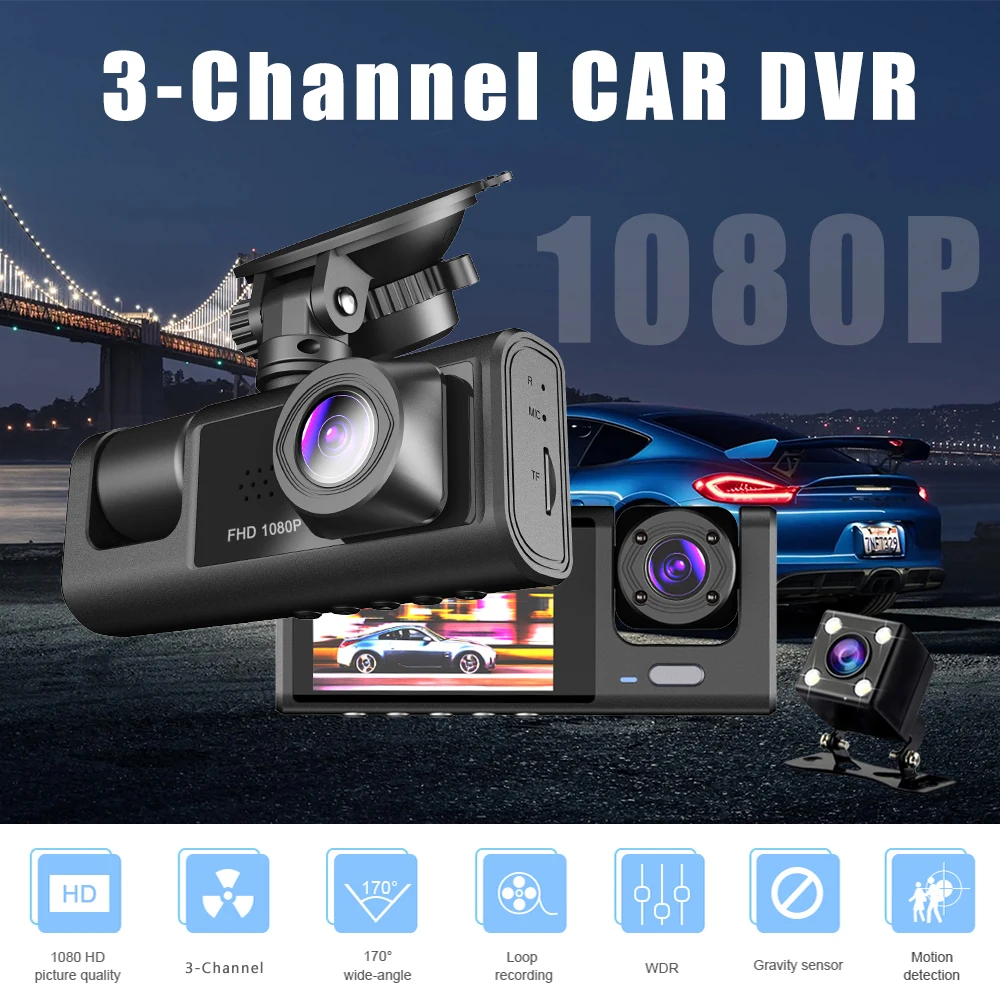 DVR per auto da 2.0 pollici Da - Panoramic Dash Cam 360 recensione e prezzo