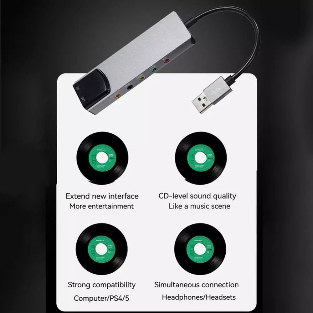 Nuova scheda audio USB 7.1 a 5 - Usb Sound Card External recensione e prezzo