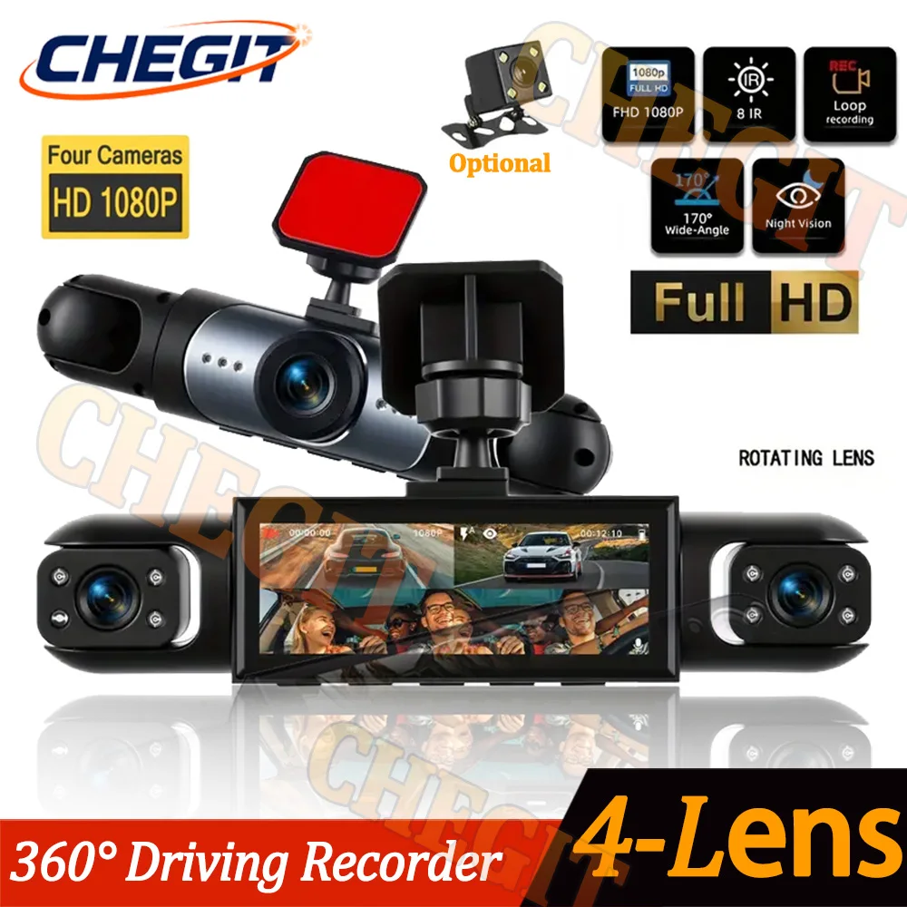 NUOVO 360 °   Telecamera per a - Panoramic Dash Cam 360 recensione e prezzo