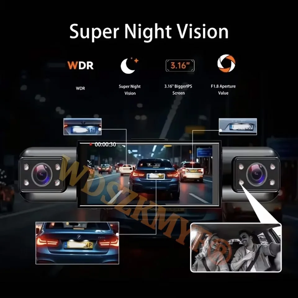 360 °   Dashcam Panoramica 108 - Panoramic Dash Cam 360 recensione e prezzo