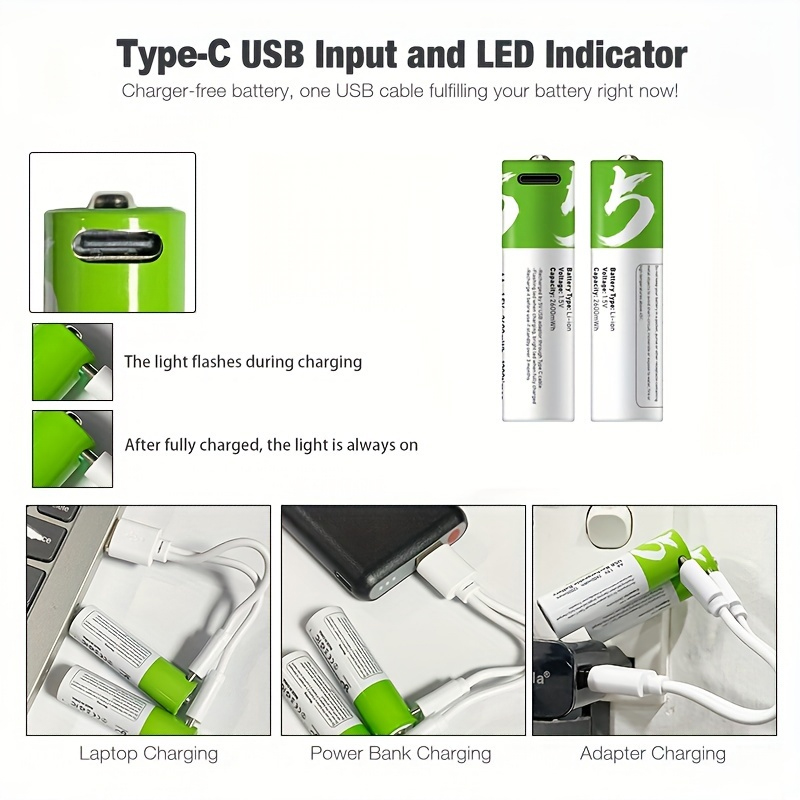 Batteria ricaricabile USB inte - Modern Electronics Gadgets recensione e prezzo
