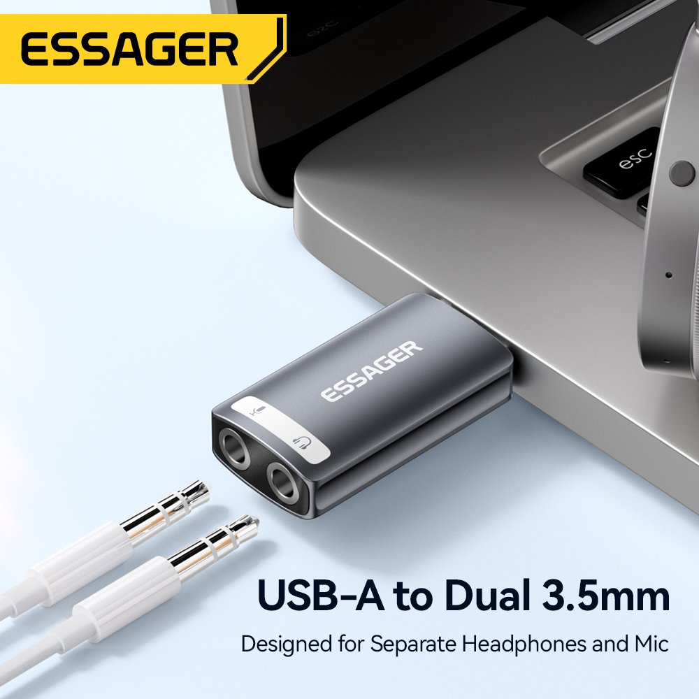 Essager Scheda audio USB Adatt - Usb Sound Card External recensione e prezzo