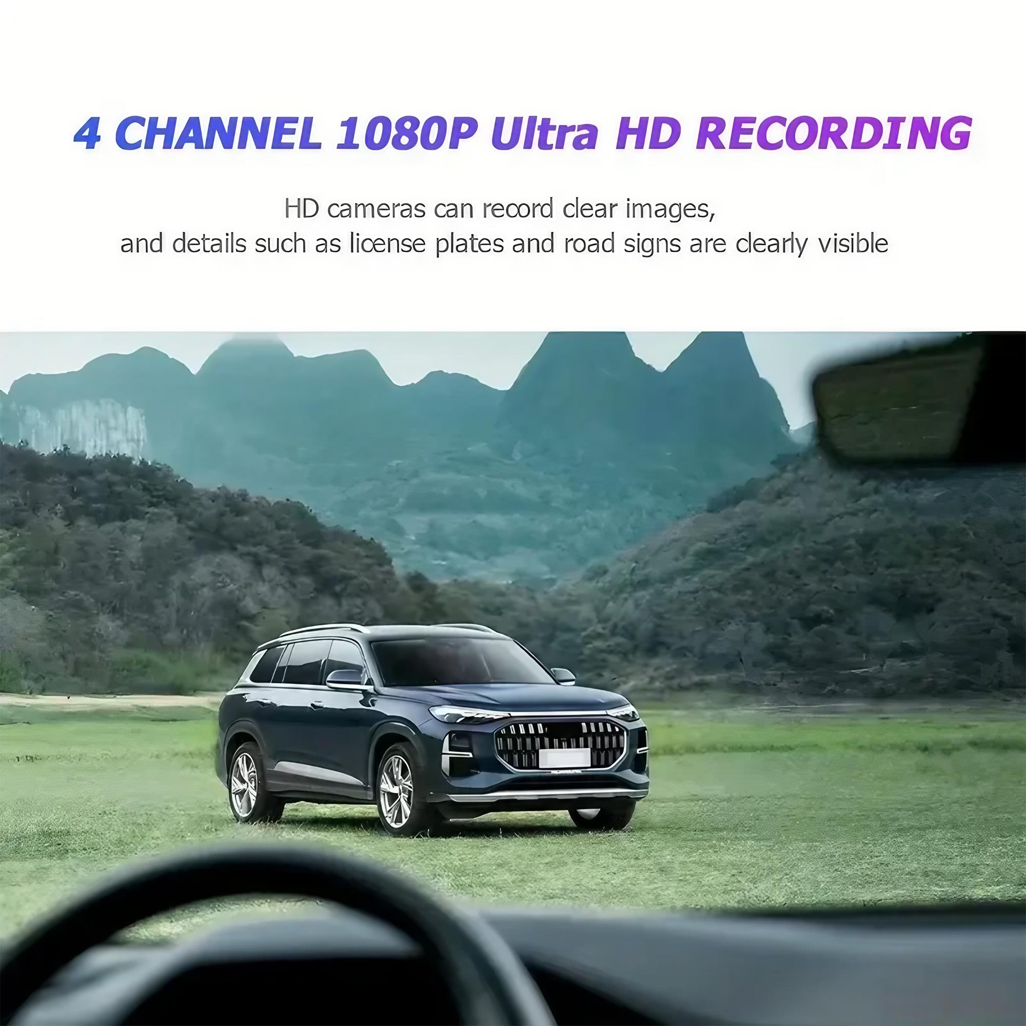 Dash Cam a 4 Lenti 1080P Full  - Panoramic Dash Cam 360 recensione e prezzo